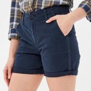 Gap Navy Girlfriend Chino Shorts 00